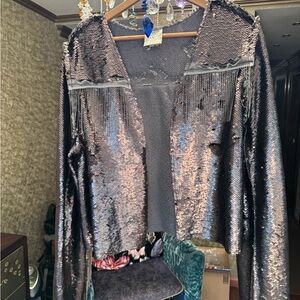 Vocal Black Sequin Jacket